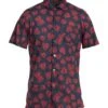 XACUS Midnight Blue Men‘s Patterned Shirt