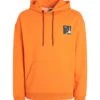 JACK & JONES Orange Men‘s Hooded Sweatshirt