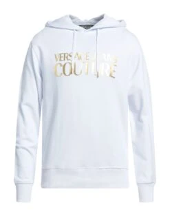 VERSACE JEANS COUTURE White Men‘s Hooded Sweatshirt