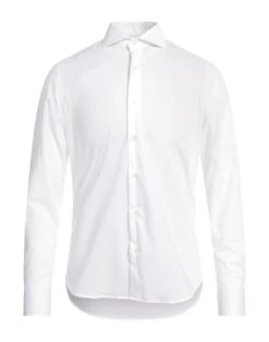 ALEA White Men‘s Solid Color Shirt