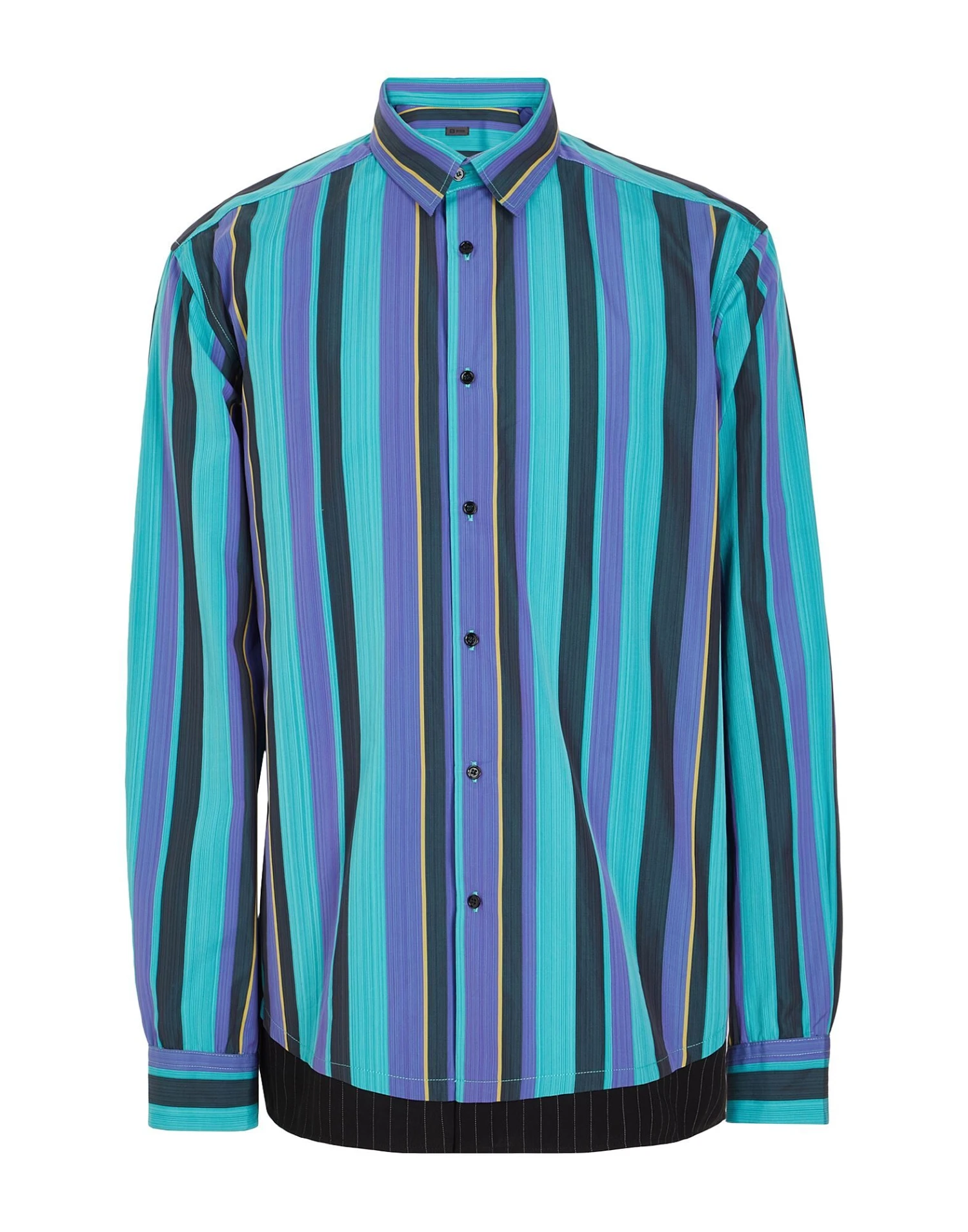 8 By COTTON STRIPED PRINTED LONG SLEEVE SHIRT Purple Men‘s Striped Shirt 1 8 By COTTON STRIPED PRINTED LONG SLEEVE SHIRT Purple Men‘s Striped Shirt