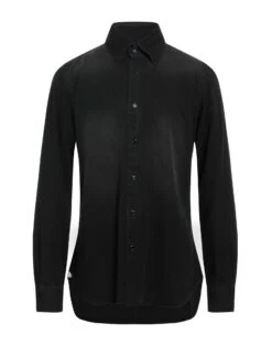 DANDYLIFE By BARBA Black Men‘s Denim Shirt