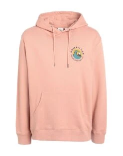 QUIKSILVER QS Felpa QS Bubble Stamp Hoodie Pastel Pink Men‘s Hooded Sweatshirt
