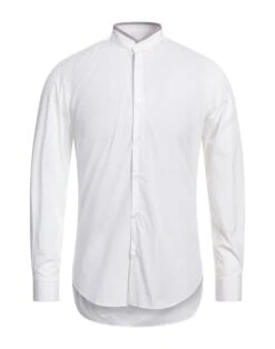 PAL ZILERI White Men‘s Patterned Shirt