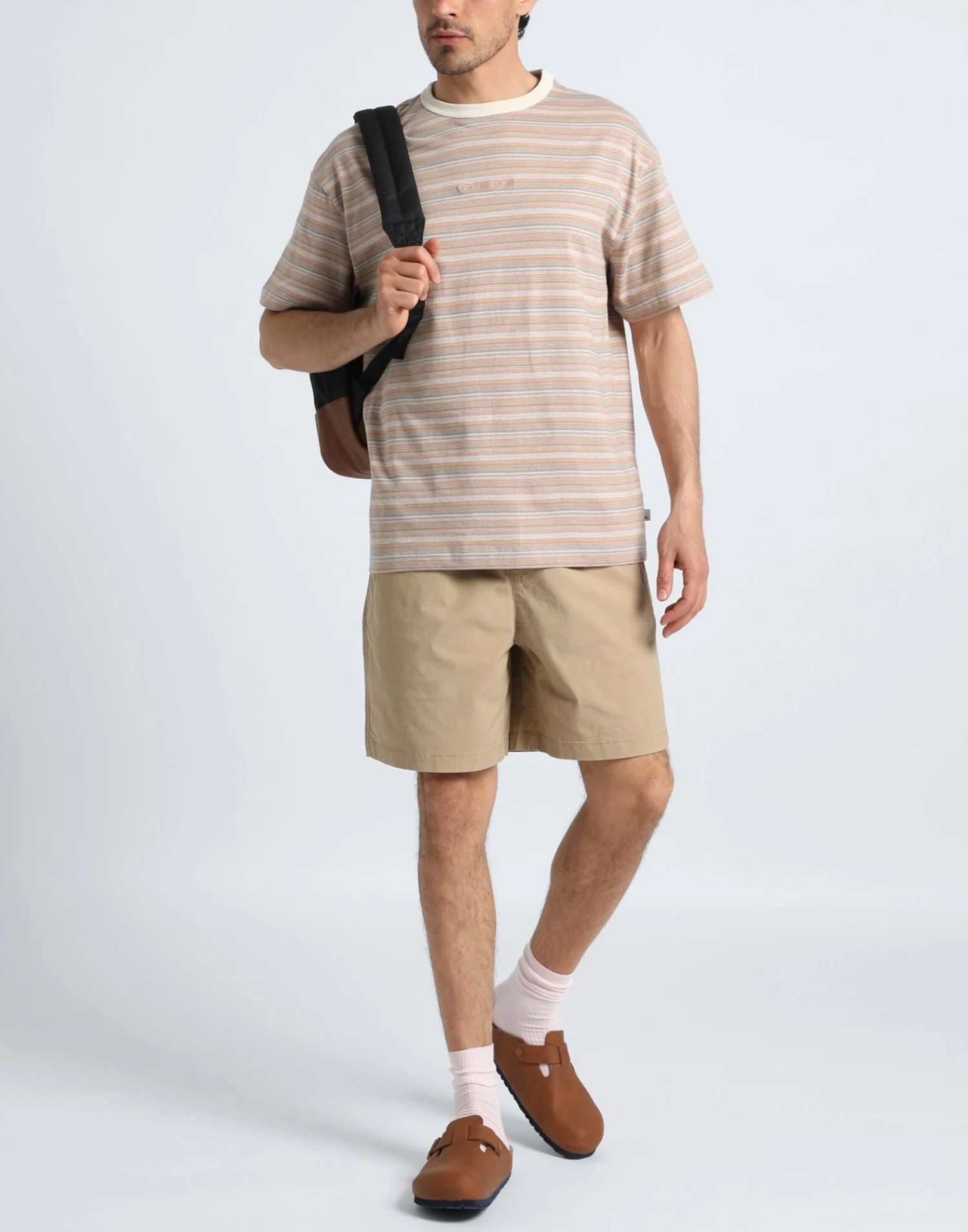 QUIKSILVER QS T-shirt Port Sol Tee Light Brown Men‘s T-shirt 2 QUIKSILVER QS T-shirt Port Sol Tee Light Brown Men‘s T-shirt - Image 2