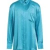 BALENCIAGA Azure Men‘s Patterned Shirt
