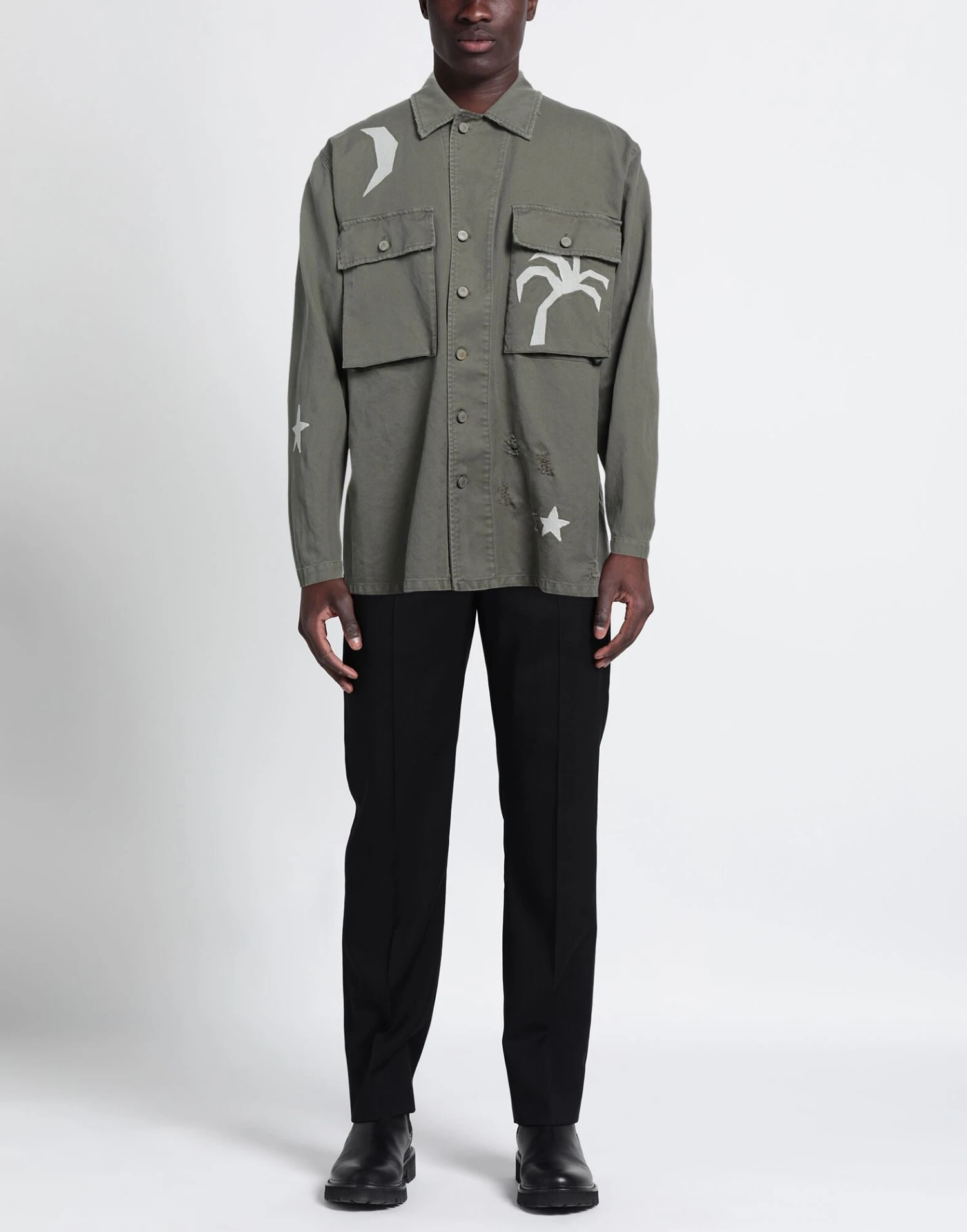 PALM ANGELS Military Green Men‘s 2 PALM ANGELS Military Green Men‘s - Image 2