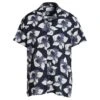 SELECTED HOMME Navy Blue Men‘s Patterned Shirt