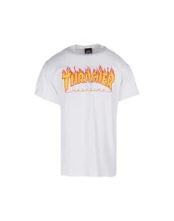 THRASHER FLAME T-SHIRT White Men‘s T-shirt