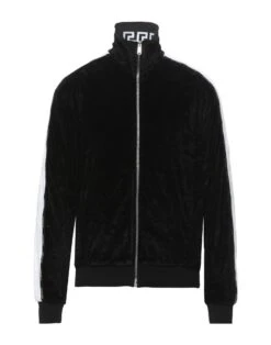 VERSACE Black Men‘s Sweatshirt