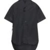 NILØS Black Men‘s Solid Color Shirt