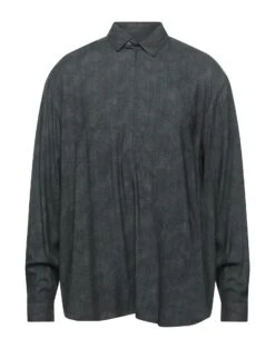 EMPORIO ARMANI Dark Green Men‘s Patterned Shirt