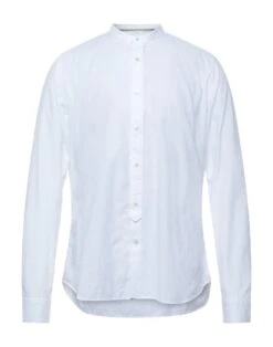 TINTORIA MATTEI 954 White Men‘s Solid Color Shirt