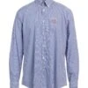 Paul&Shark PAUL & SHARK Midnight Blue Men‘s Checked Shirt