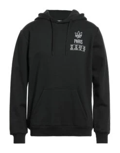 ADIDAS ORIGINALS Black Men‘s Hooded Sweatshirt