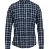 WOOLRICH Midnight Blue Men‘s Checked Shirt