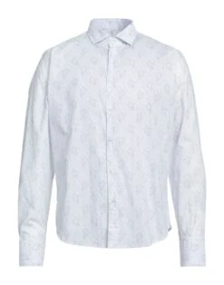 PANAMA White Men‘s Patterned Shirt