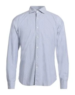 BAGUTTA Midnight Blue Men‘s Striped Shirt