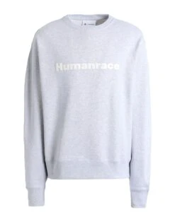 ADIDAS ORIGINALS PW BASICS CRW Light Grey Men‘s Sweatshirt