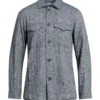 BL.11 BLOCK ELEVEN Blue Men‘s Linen Shirt