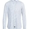 BROUBACK White Men‘s Patterned Shirt