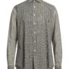 SALVATORE PICCOLO Black Men‘s Checked Shirt
