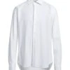 ROBERT FRIEDMAN White Men‘s Solid Color Shirt