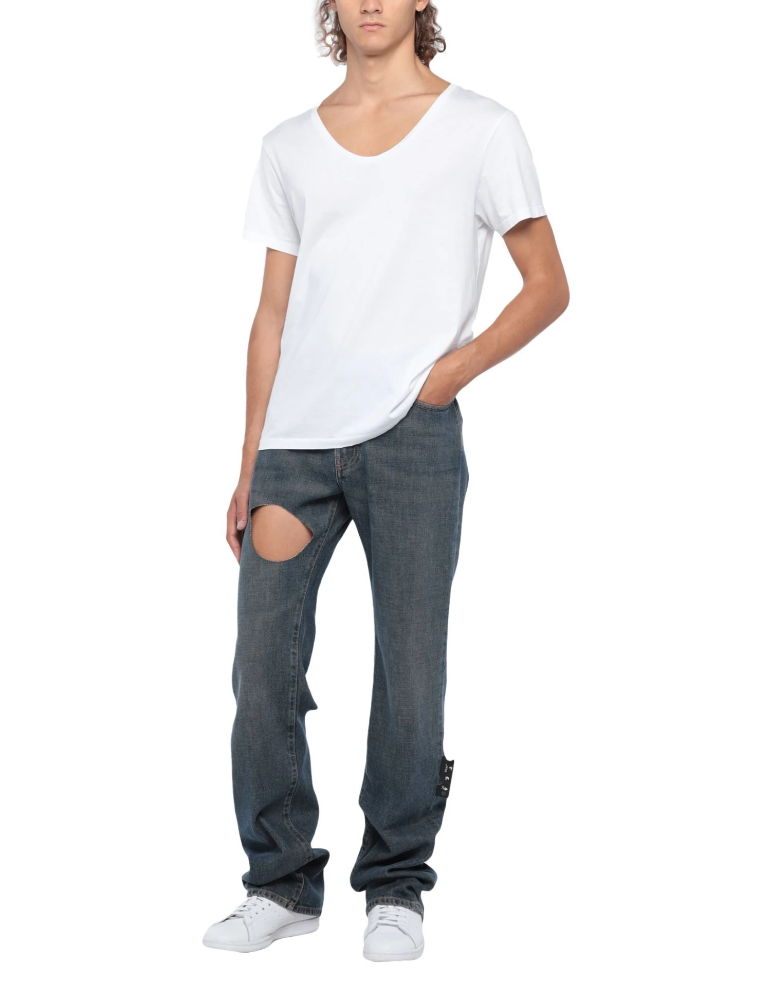 OFF-WHITE™ Blue Men‘s Denim Pants 2 OFF-WHITE™ Blue Men‘s Denim Pants - Image 2