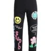 MARKET SMILEY COLLAGE SWEATPANTS Black Men‘s Casual Pants