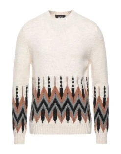 ALPHA STUDIO Beige Men‘s Sweater