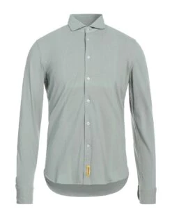 B.D.BAGGIES Sage Green Men‘s Solid Color Shirt