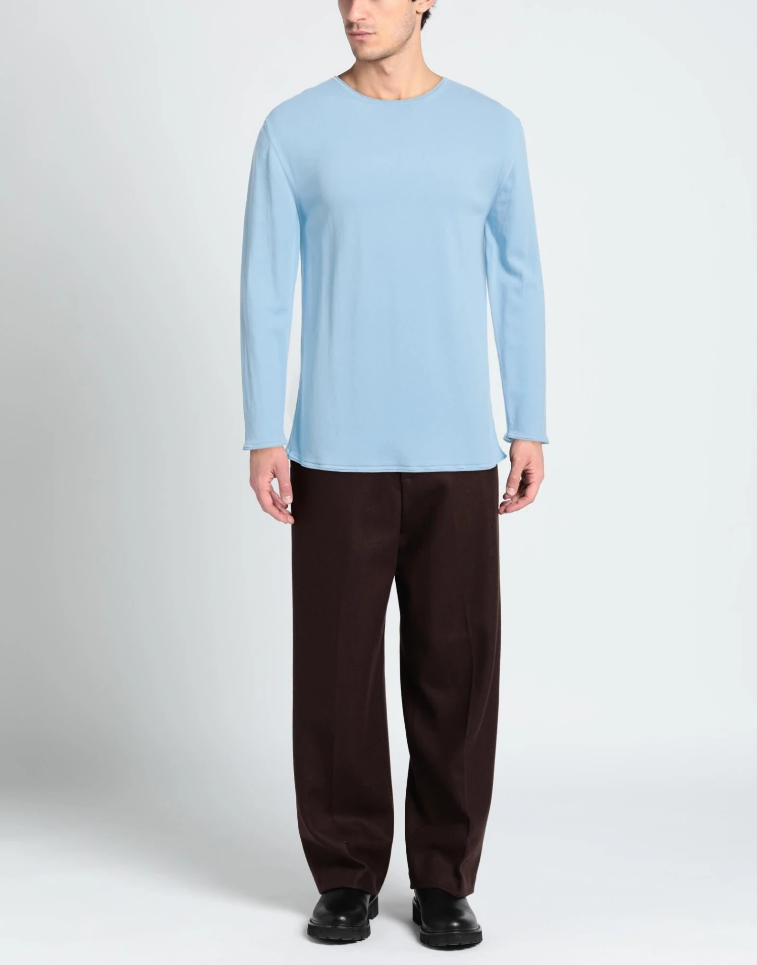 ÊTRE FILATI ITALIANI Sky Blue Men‘s Sweater 2 ÊTRE FILATI ITALIANI Sky Blue Men‘s Sweater - Image 2