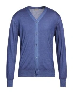 CRUCIANI Blue Men‘s Cardigan