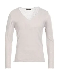 DANIELE ALESSANDRINI Light Grey Men‘s Sweater
