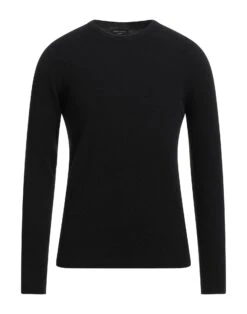 ROBERTO COLLINA Black Men‘s Sweater