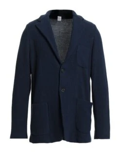 ELEVENTY Midnight Blue Men‘s Cardigan