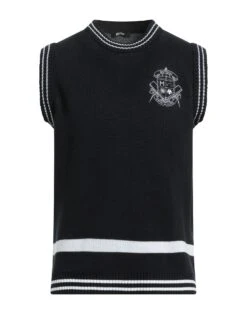 The Everyday Outfit 15 MSFTSREP Black Men‘s Sleeveless Sweater