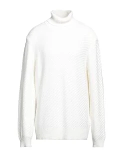 ARMANI EXCHANGE Ivory Men‘s Turtleneck