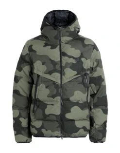 NIKE M NK TF WR PL-FLD JKT CAMO Military Green Men‘s Shell Jacket