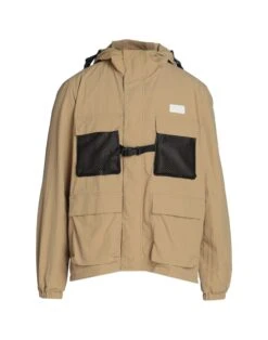 LC23 NYLON TECHNICAL JACKET Camel Men‘s Jacket