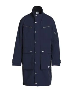 PUMA X NANAMĂCA PUMA X NANAMICA Woven Coat Navy Blue Menâs Full-length Jacket