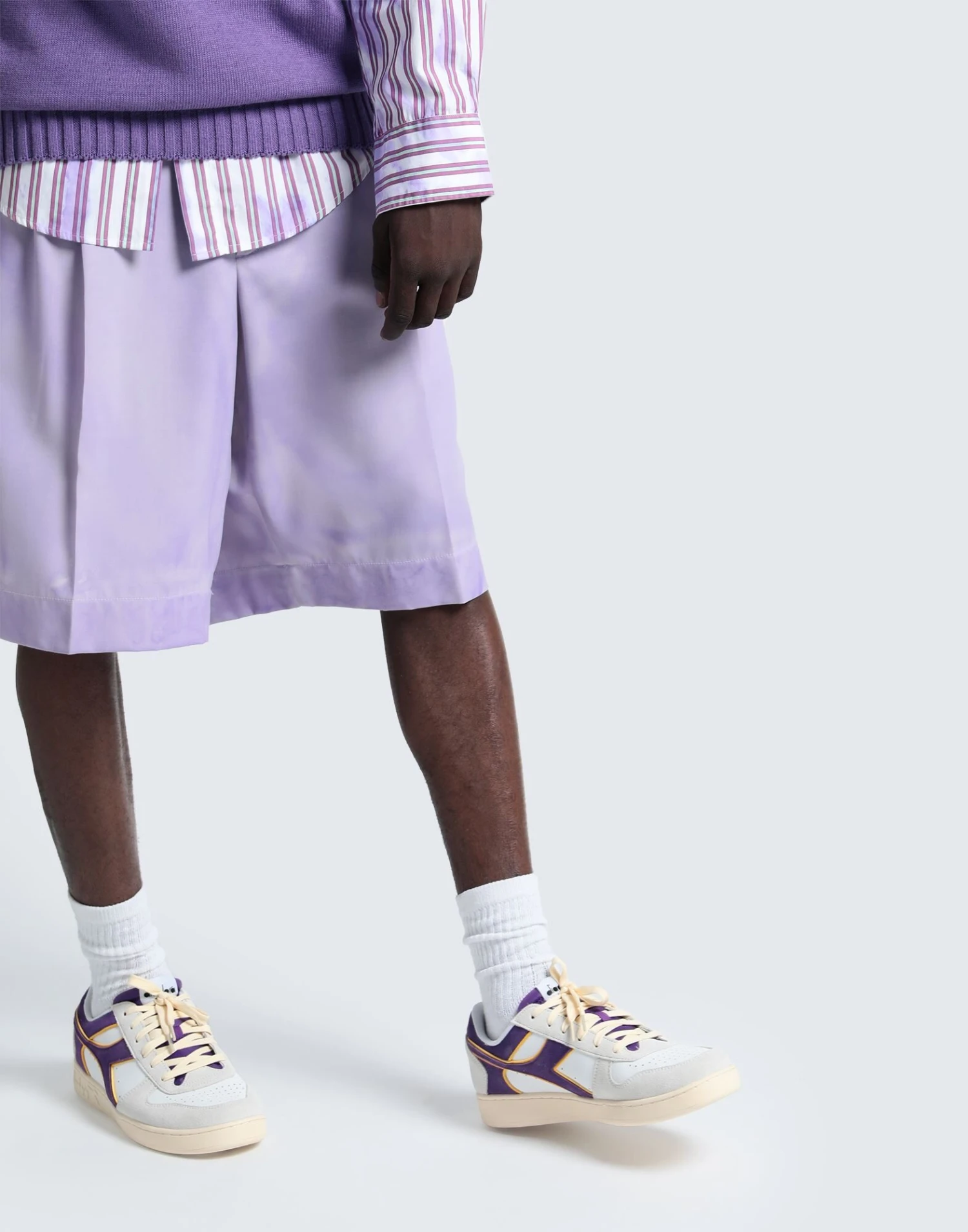 DIADORA MAGIC BASKET LOW SUEDE LEATHER White Men‘s Sneakers 2 DIADORA MAGIC BASKET LOW SUEDE LEATHER White Men‘s Sneakers - Image 2