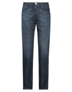 GIORGIO ARMANI Blue Men‘s Denim Pants