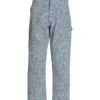 LC23 WORK PRINTED DENIM TROUSERS Blue Men‘s Denim Pants