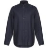 TRUSSARDI JEANS Midnight Blue Men‘s Linen Shirt