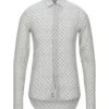 EMPORIO ARMANI Light Grey Men‘s Patterned Shirt
