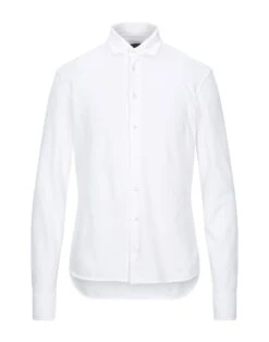 FRESCOBOL CARIOCA White Men‘s Solid Color Shirt