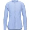 ROSSI Slate Blue Men‘s Checked Shirt