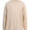 MC2 SAINT BARTH Beige Men‘s Linen Shirt