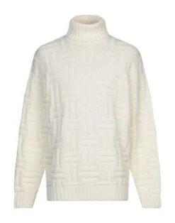 JEORDIE'S Ivory Men‘s Turtleneck